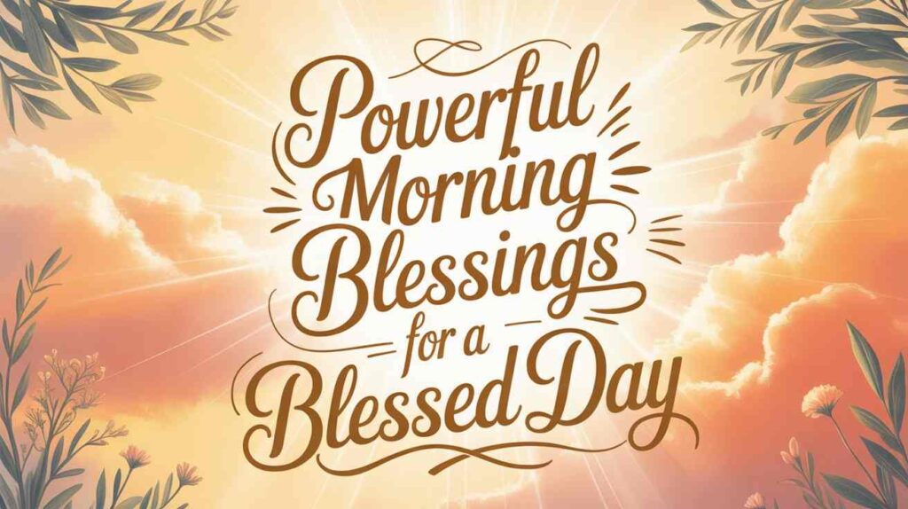Good Morning Blessings