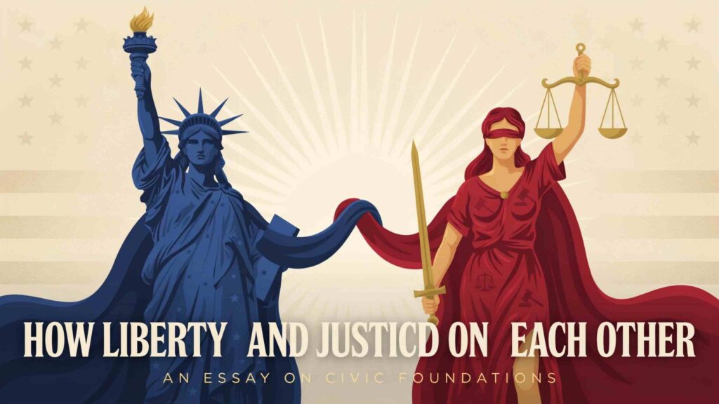 How Liberty and Justice Depend on Each Other