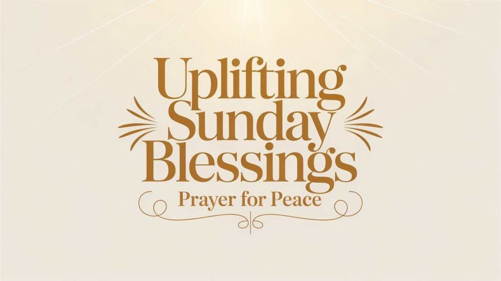 uplifting-sunday-blessings-prayer-for-peace