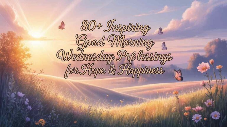 Good Morning Wednesday Prayer