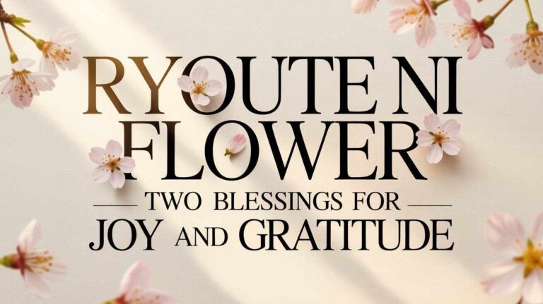 ryoute ni flower - two blessings