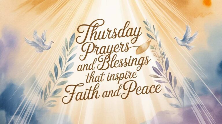thursday prayers and blessings