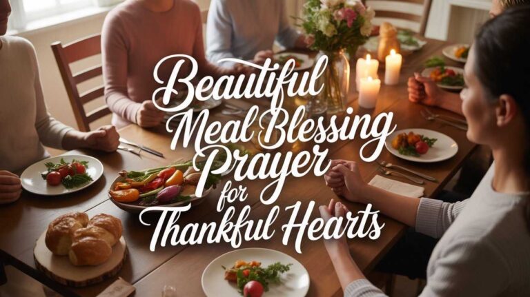 meal blessing prayer