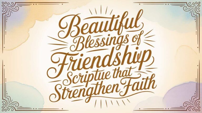 blessings of friendship scripture