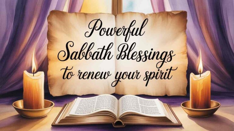 sabbath blessings