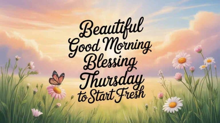 good morning blessing thursday