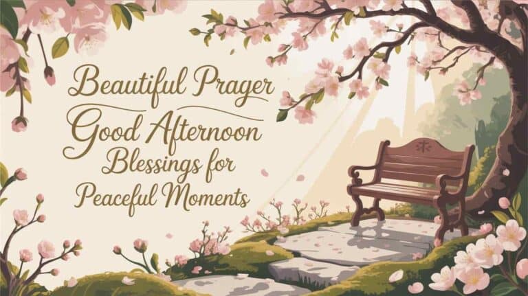 prayer good afternoon blessings