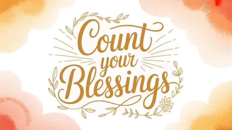 song lyrics count your blessings