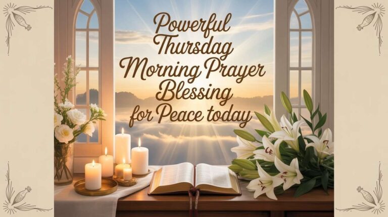 thursday morning prayer blessing