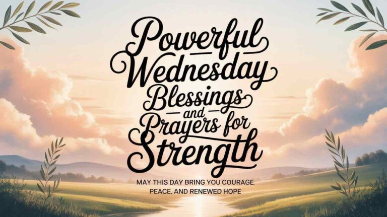 wednesday blessings and prayers