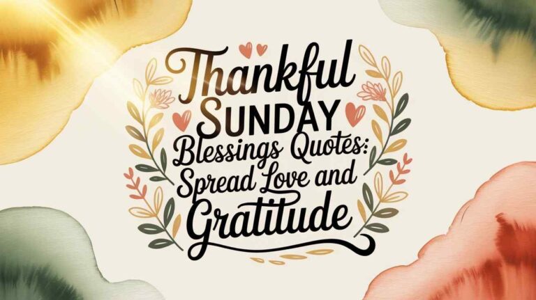 thankful sunday blessings quotes