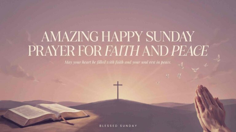 happy sunday prayer