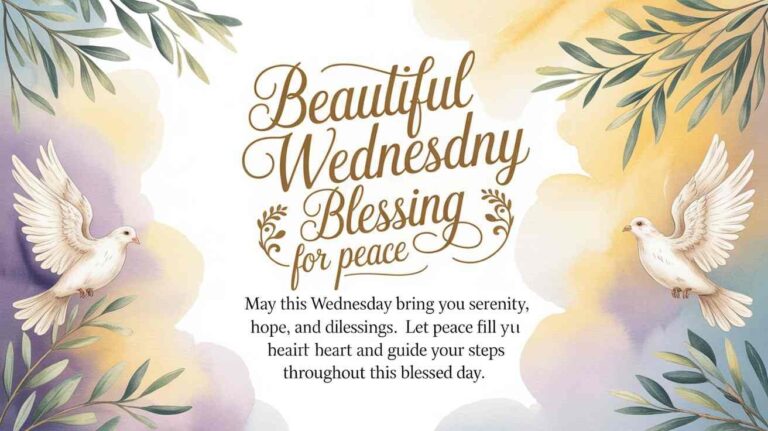 wednesday blessing prayer