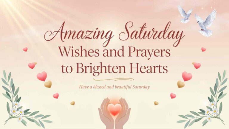 saturday wishes and prayers