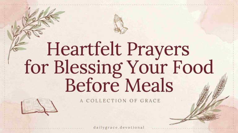 prayers for blessing your food
