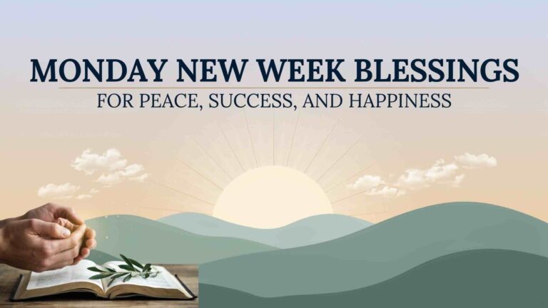 monday new week blessings